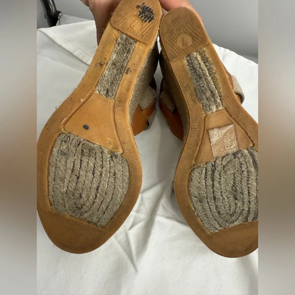 Tory Burch‎ Tan Espadrille Sandals